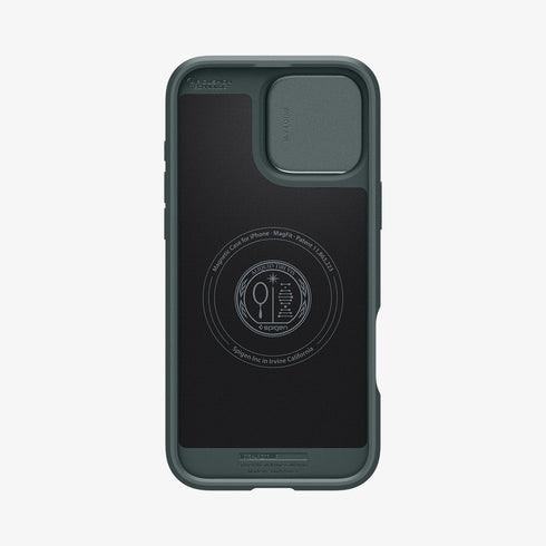 כיסוי Spigen לאייפון 16 מסדרת Optik Armor (MagFit)